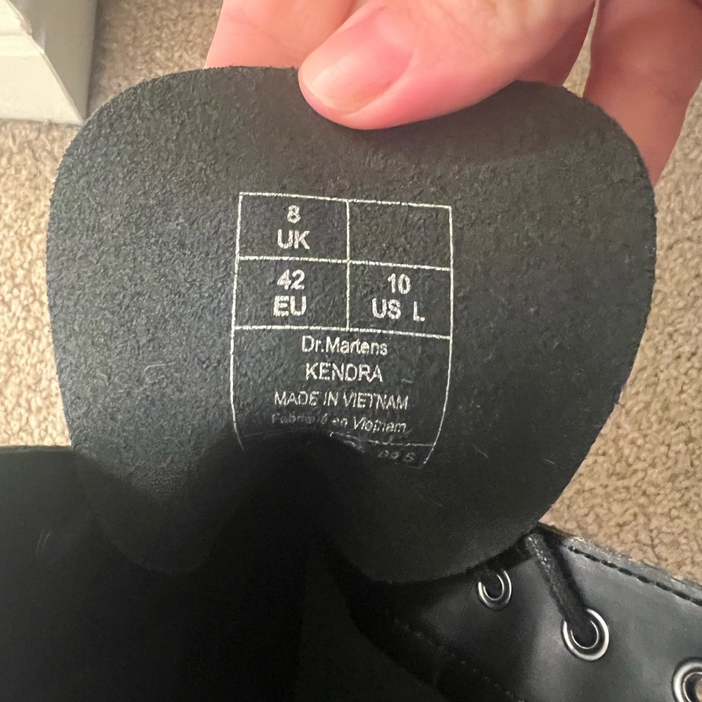Kenda doc martens- never worn